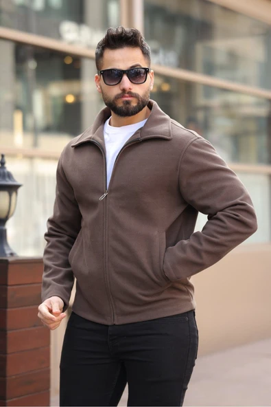 Şık ve Basic Slim Fit Kaşe Ceket - Resim 6