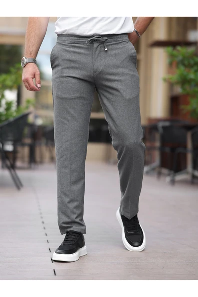 Slim Fit Likralı Jogger Pantolon ürün görseli 1
