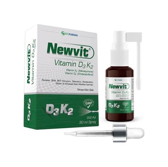 Newvit Vitamin D3 K2  30 ML ürün görseli 1