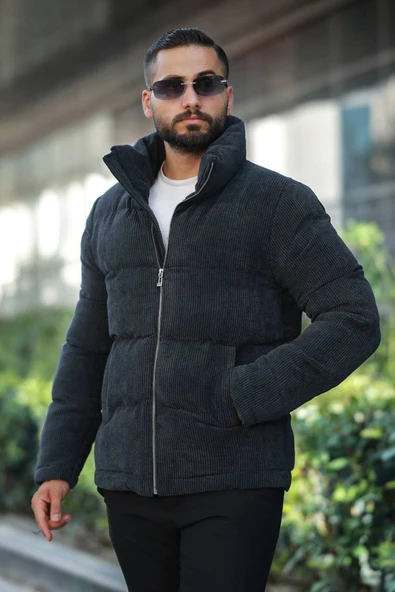 Şişme Kadife Basic Mont - Resim 7
