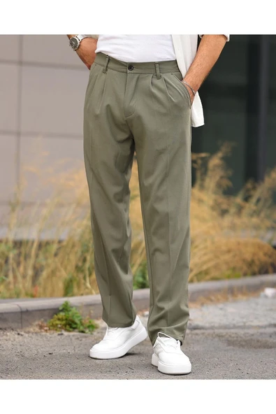 Baggy Kumaş Pantolon - Resim 7