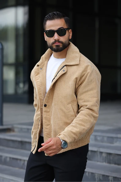 Old Money Culture Oversize Baharlık Kadife Ceket ürün görseli 1