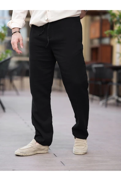 Müslin Kumaş Hafif Rahat Jogger - Resim 7