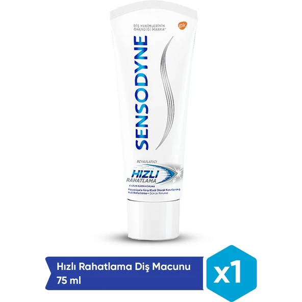 Sensodyne Diş Macunu Hızlı Rahatlama Beyazlatıcı 75 ml ürün görseli 1