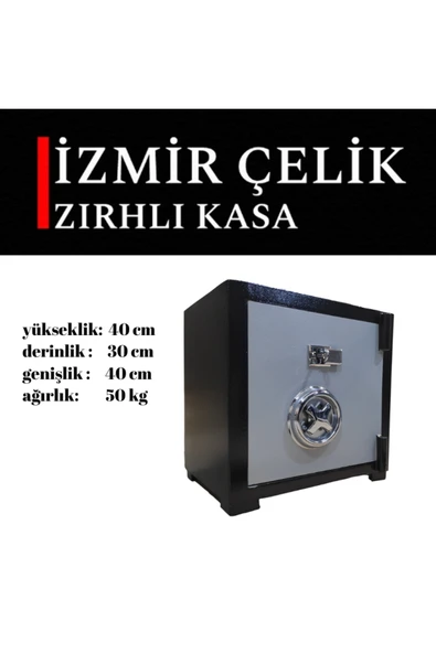 SUR  ÇELİK PARA KASALARI  40 cm 50 kg Depreme ve Yangına Dayanıklı ürün görseli 1