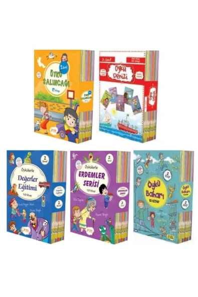 2. Sınıf Hikaye Seti 5 Kutu 50 Kitap ürün görseli 1