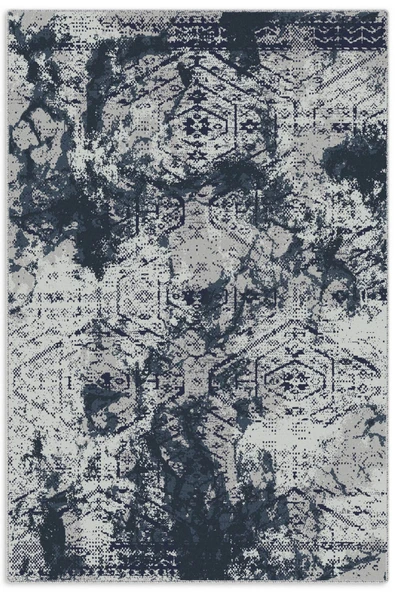 Pastel Home Abstract Mavi Şönil Halı Kilim Kaymaz Yıkanabilir Saçaklı Salon Oturma Odası Mutfa Koridor ürün görseli 1