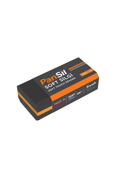 Pansil Siyah Solf Silgi-24 Adet - Resim 2
