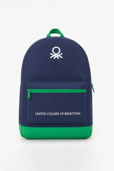 Benetton Unisex Lacivert Okul Sırt Çantası 70415 ürün görseli 1