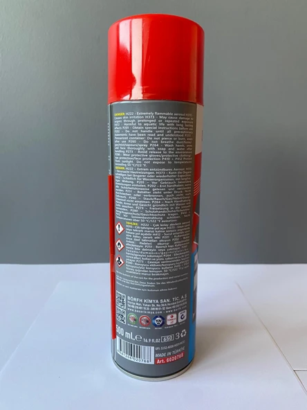 Börfh Silikon Spreyi 500ML (2025 Üretim) - Resim 4