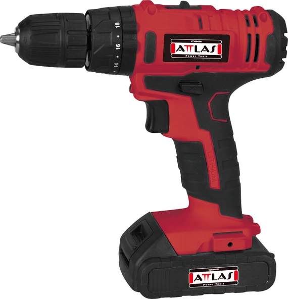 Attlas ATB 18 PD Li 18V 2x1.5Ah Çift Akülü Darbeli Matkap - A0104058 ürün görseli 1