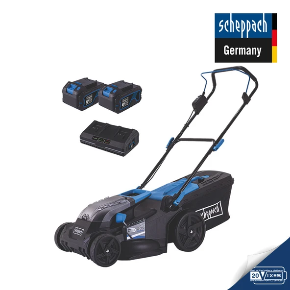 Scheppach BC-MP430 2x4 Ah Akülü Çim Biçme Makinesi - 5911415400 ürün görseli 1