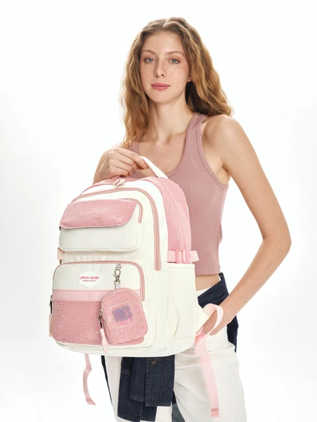 Pierre Cardin Okul Sırt Çantası Pembe 07Pc2824-P ürün görseli 1