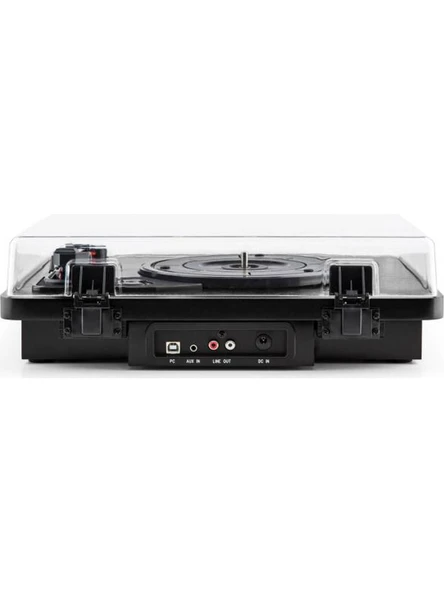 Quiqa T202-3 Piano Black Edition Bluetooth Premium Pikap-OUTLET (Sıfır Kondisyon, Kılcal Çizikler Mevcut) ürün görseli 1