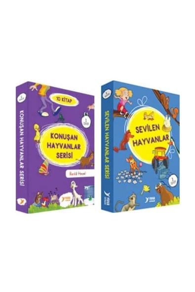 Yuva 1. Sınıf Konuşan Hayvanlar + Sevilen Hayvanlar 20 Kitap ürün görseli 1