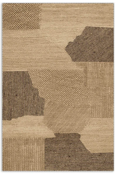 Pastel Home Jüt Doğal Tonlarda Şönil Halı Kilim Yolluk Bej Kahve Kaymaz Yıkanabilir Balkon Mutfak Salon Koridor ürün görseli 1