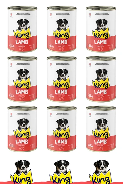 KİNG MASKOT KUZU ETLİ YAVRU KÖPEK MAMASI 400 GR (12 ADET) ürün görseli 1