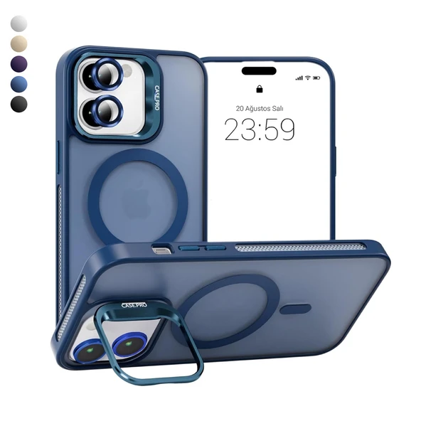 iPhone 11 Kılıf Armor Seri Magsafe Uyumlu Stand Özellikli Kamera Lensli Kapak ürün görseli 1