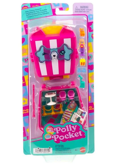 Polly Pocket Kedicik Sineması Mini Oyun Seti JFV01 ürün görseli 1