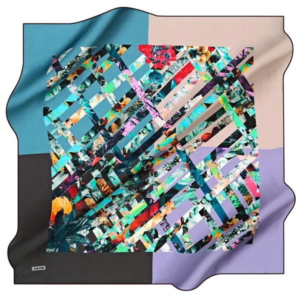 Twill İpek  Eşarp-Sonbahar-Kış -8434713 - Resim 3