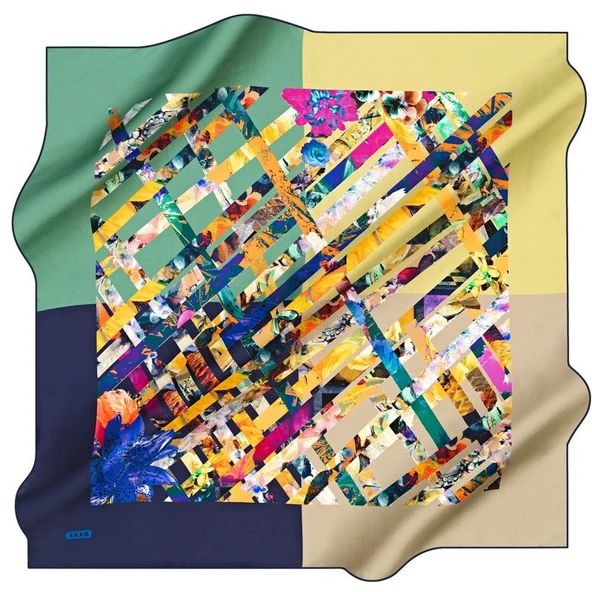 Twill İpek  Eşarp-Sonbahar-Kış -8434713 - Resim 2