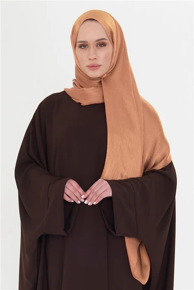 Somon Düz Klasik Şal Turlu Polyester Lüx Janjan 202126_39 ürün görseli 1