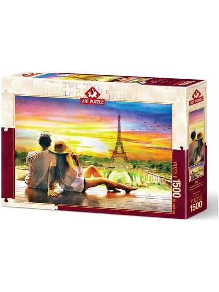 Art Puzzle Günbatımında Romantizm 1500 Parça Puzzle - 5382 ürün görseli 1