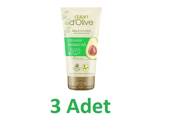 Dalan d'Olive Besleyeci Krem Avokado 60 ml 3 Adet ürün görseli 1