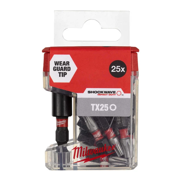 Milwaukee Shockwave TX25 TicTac 26 Parça Vidalama Ucu Seti - 4932479858 ürün görseli 1