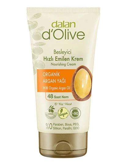 Dalan d'Olive Besleyeci Hızlı Emilen Krem Argan Yağı 60 ml ürün görseli 1