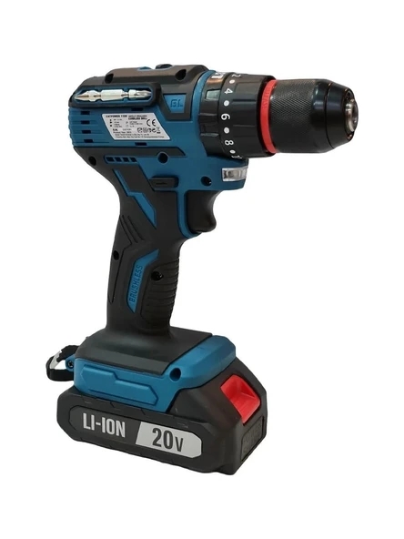 Catpower 1320 20 V 2.0 AH Kömürsüz Li-ion Çift Akülü Darbeli Vidalama ürün görseli 1