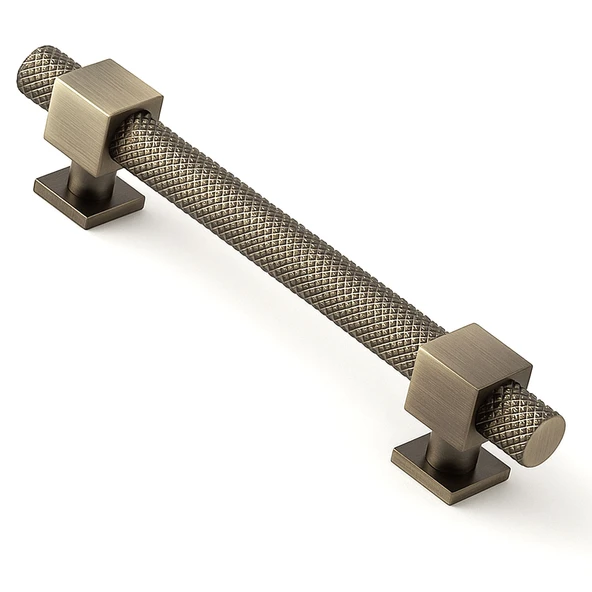 Martel Antik Metal Kulp 128 mm Mobilya Çekmece Dolap Kapak Kolu Dayanıklı Kulbu Kulpu Tasarım ürün görseli 1