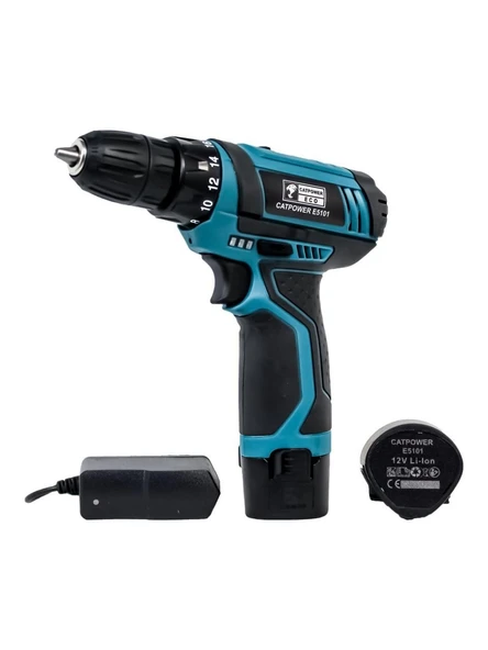 Catpower E5101 12V 1.3 Ah Li-ion Çift Akülü Vidalama ürün görseli 1