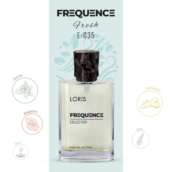 E-35 Frequence Erkek EDP Parfüm 50 ML - Resim 2