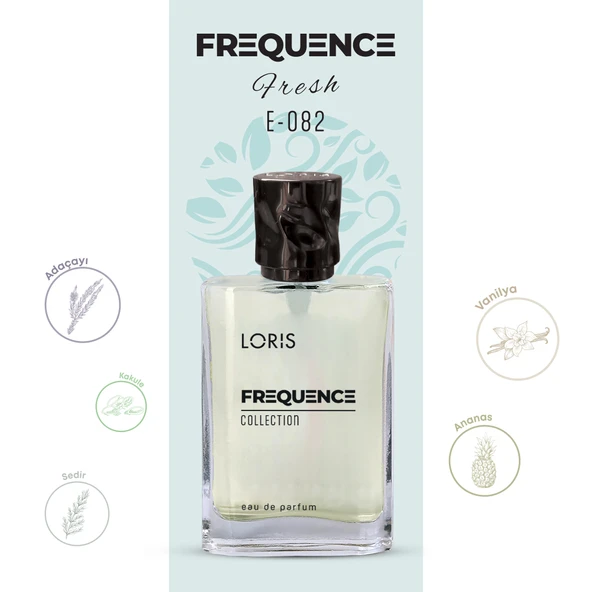 E-82 Frequence Erkek Parfüm EDP 50 ML - Resim 4