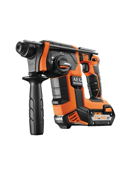 AEG BBH18BL2-502C 18 V 2x5.0 Ah Çift Akülü Kömürsüz Kırıcı Delici - 4935492343 ürün görseli 1