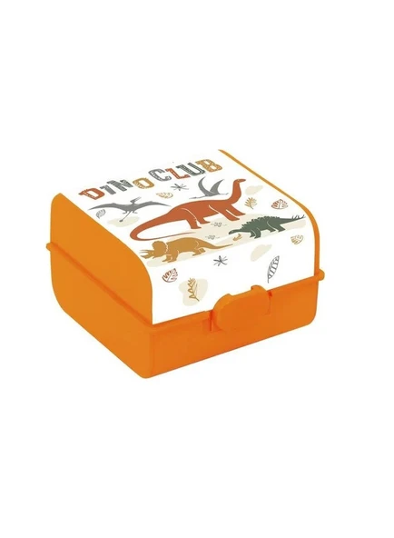 Herevin Dino Club Desen Beslenme Kutusu 14x14x9 ürün görseli 1