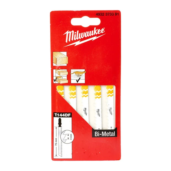 Milwaukee Dekupaj Bıçağı T144DF 75 MM Bi-Met Hızlı Kesim 5L- 4932373391 ürün görseli 1