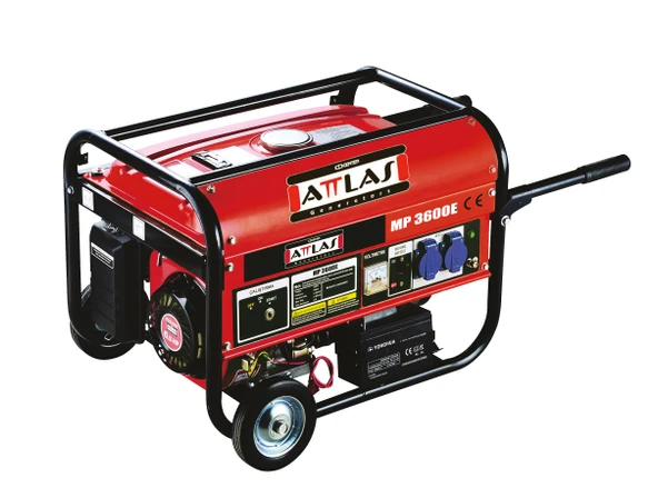 Attlas MP 3600 E  Marşlı Benzinli Jeneratör 3 Kva 6.5 Hp - A0202005 ürün görseli 1