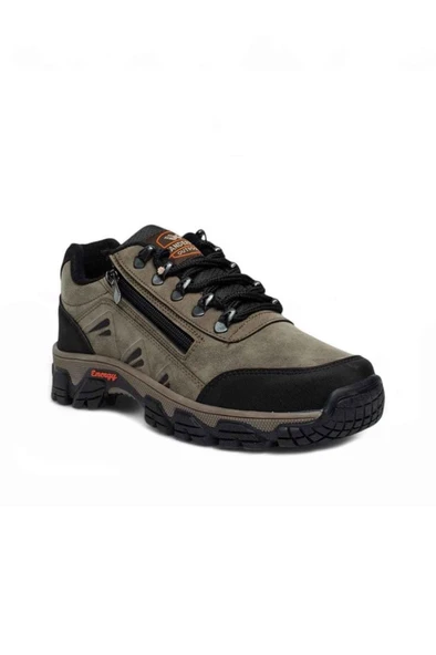 Wanderfull 3007-26 Deri Bağcıklı Outdoor Erkek Ayakkabı Vizon Siyah 45-47 ürün görseli 1