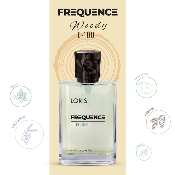 E-108 Frequence Erkek EDP Parfüm 50 Ml - Resim 2