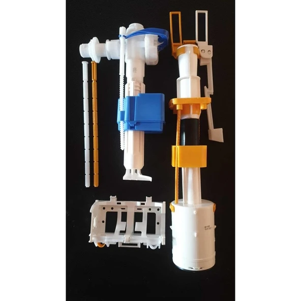 E.C.A Serel Gömme Rezervuar 1/2 Komple Set T02 Tamir Takımı Komple Iç Takım 40CM ürün görseli 1