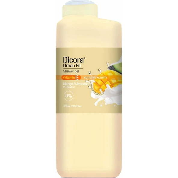 Urban Fit Duş Jeli E Vitamini Mango & Avokado 400 ml ürün görseli 1