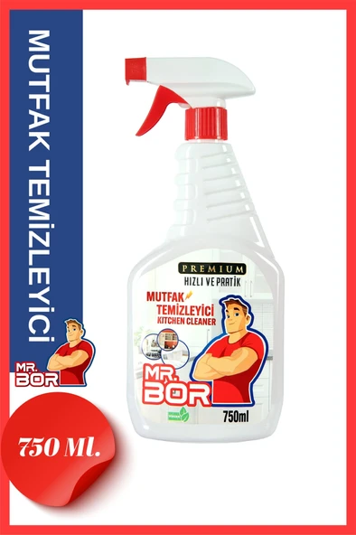 MR.BOR PREMİUM MUTFAK TEMİZLEYİCİ 750 ML. ürün görseli 1