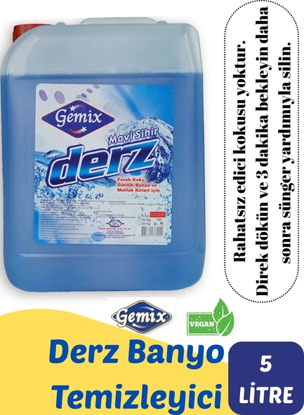 Gemix Derz Temizleyici Mavi Su Sihirli Formül 5 kg ürün görseli 1