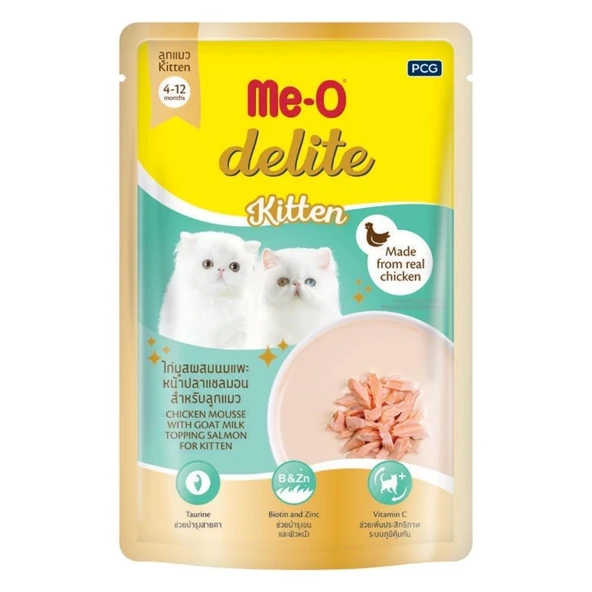 Me-O Delite Pouch Kitten Tavuklu Yavru Kedi Konservesi 70gr ürün görseli 1