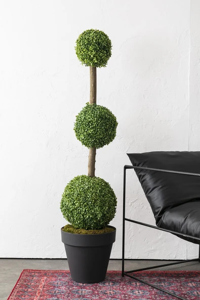 Yapay Top Şimşir Ağacı 3'lü 170 Cm - Resim 2