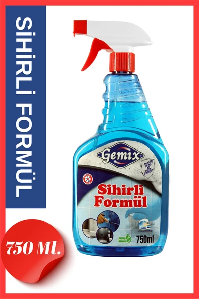 GEMİX Sihirli Formül Derz Banyo Ve Duşakabin Temizleyici 750 ml ürün görseli 1