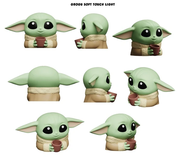 Volkano Disney Star Wars Mandalorıan Gece Lambası SW-50011-GR ürün görseli 1