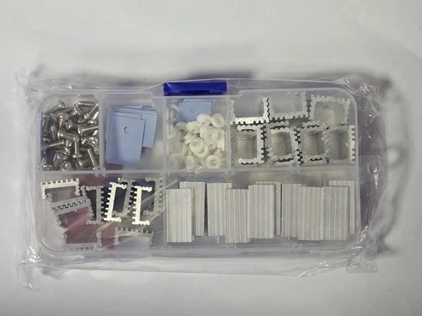 SOGUTUCU 3 ÇEŞİT  ALİMİNYUM SET VİDA+İZALATÖR ürün görseli 1